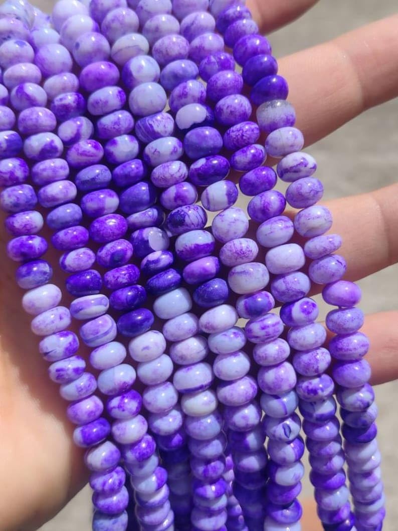 Perles opale naturelle 7,8-8mm de diamètre pour enfilage collier facile