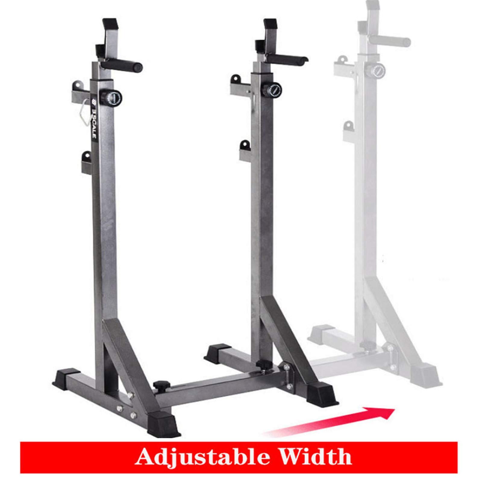 Amazon | 多機能バーベルスクワットラック – 筋力トレーニングやホーム