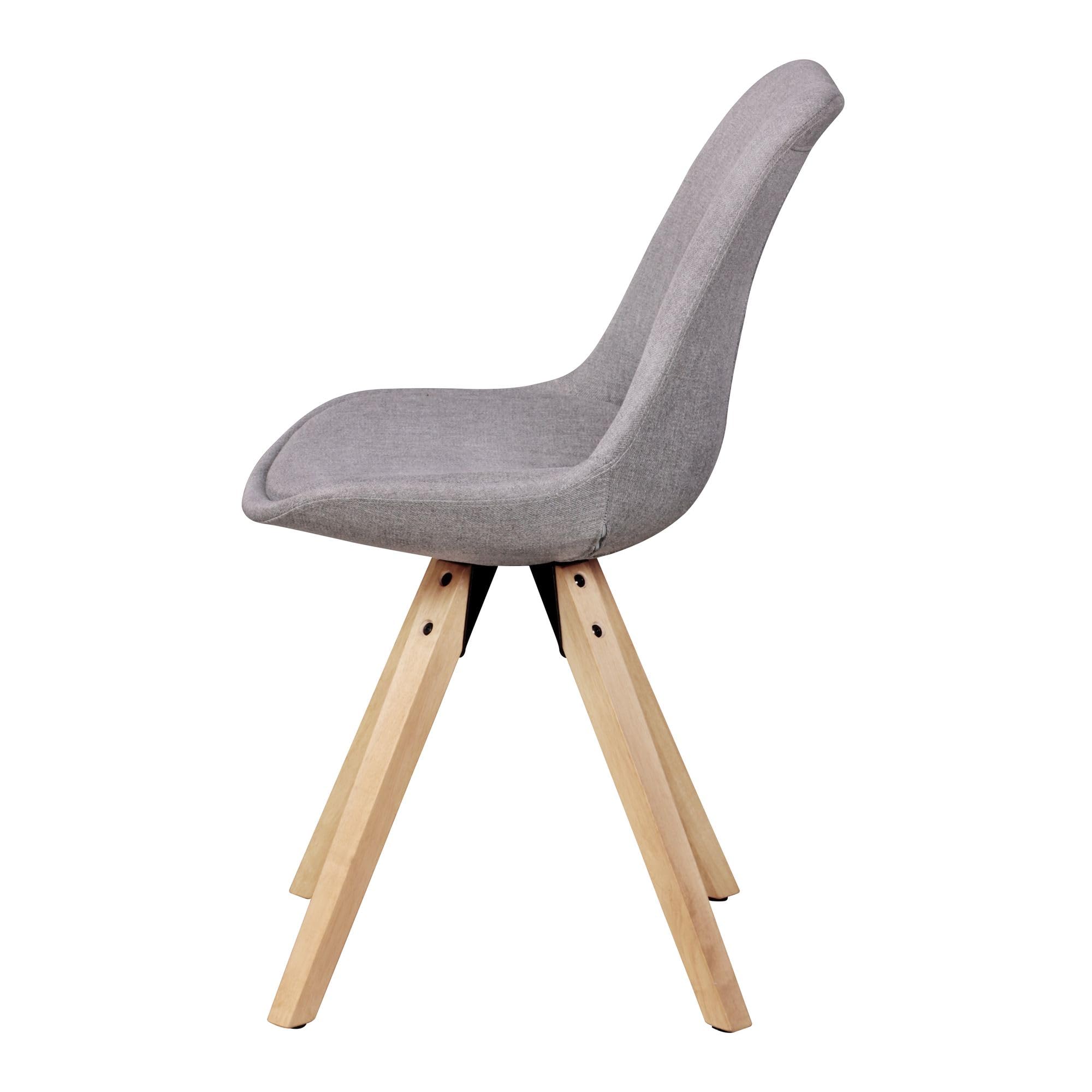 Sedia da pranzo - imbottita in velluto - Stile scandinavo - Evelyne
