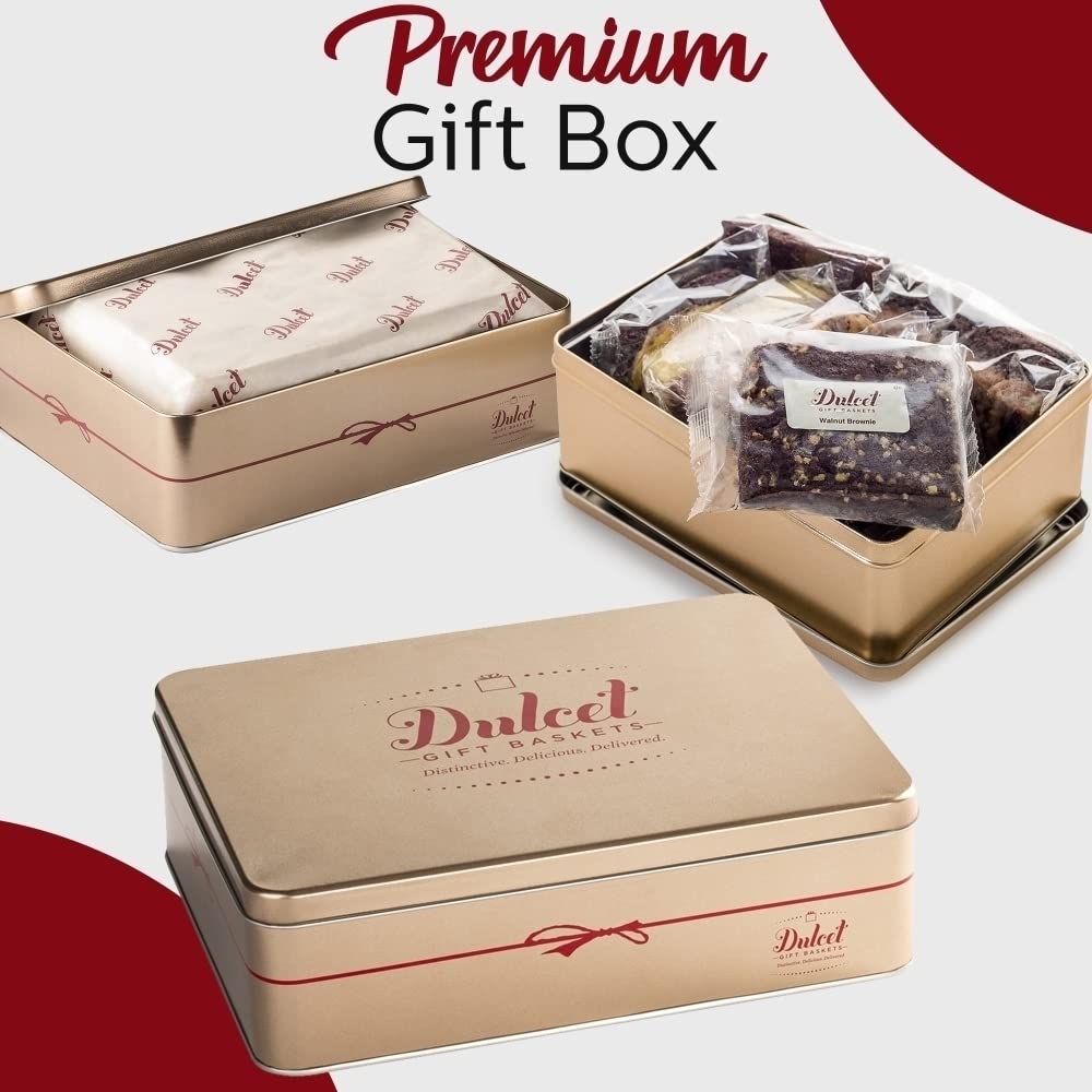 Food Gift Baskets, Cookie Gift Baskets, Thank You, Congratulations, Birthday Gift Basket for Women, Men, Dad, Mom, Him, Her by Dulcet Gift Baskets