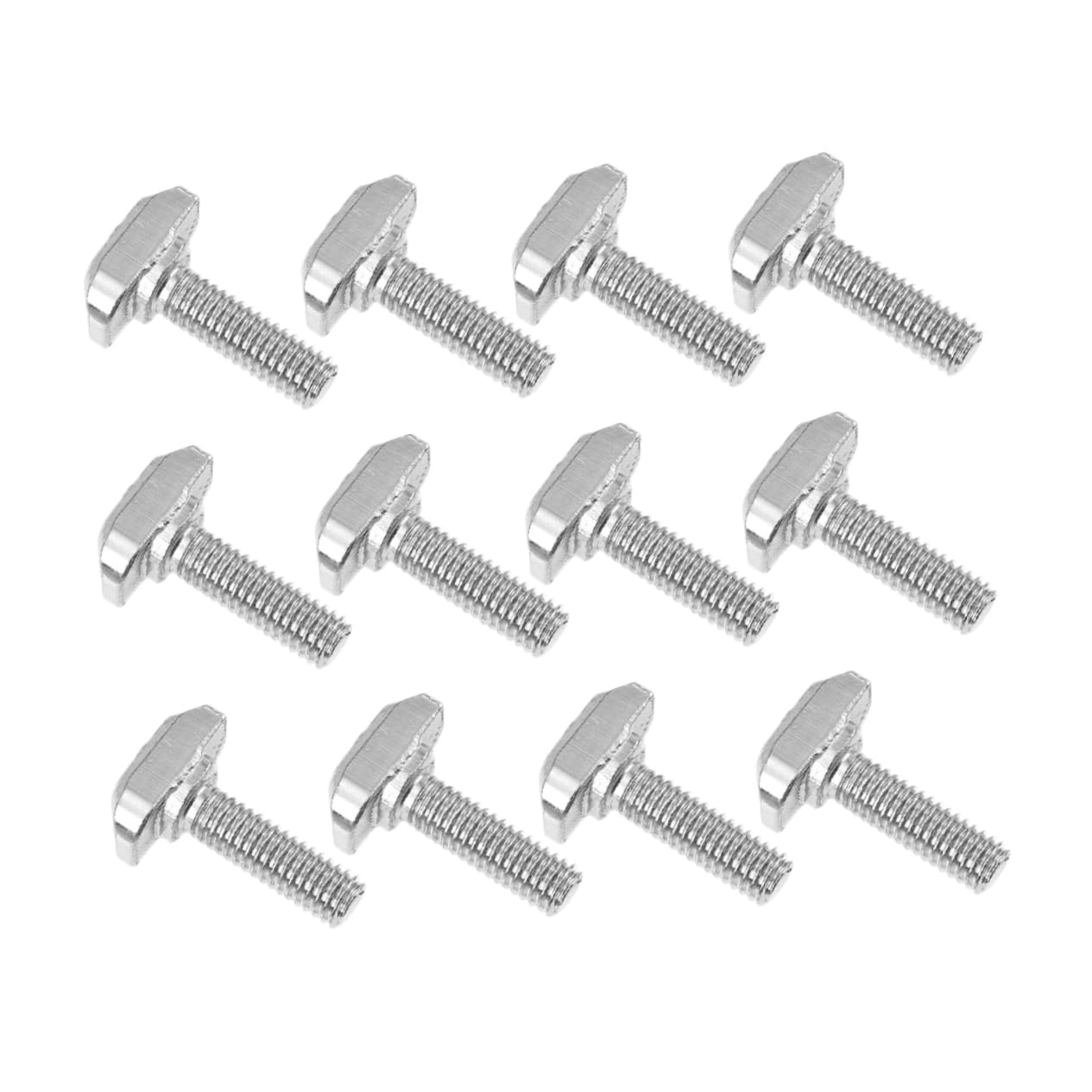 50pcs M8x25 Carbon Steel T Slot Bolts for Aluminum Tracks