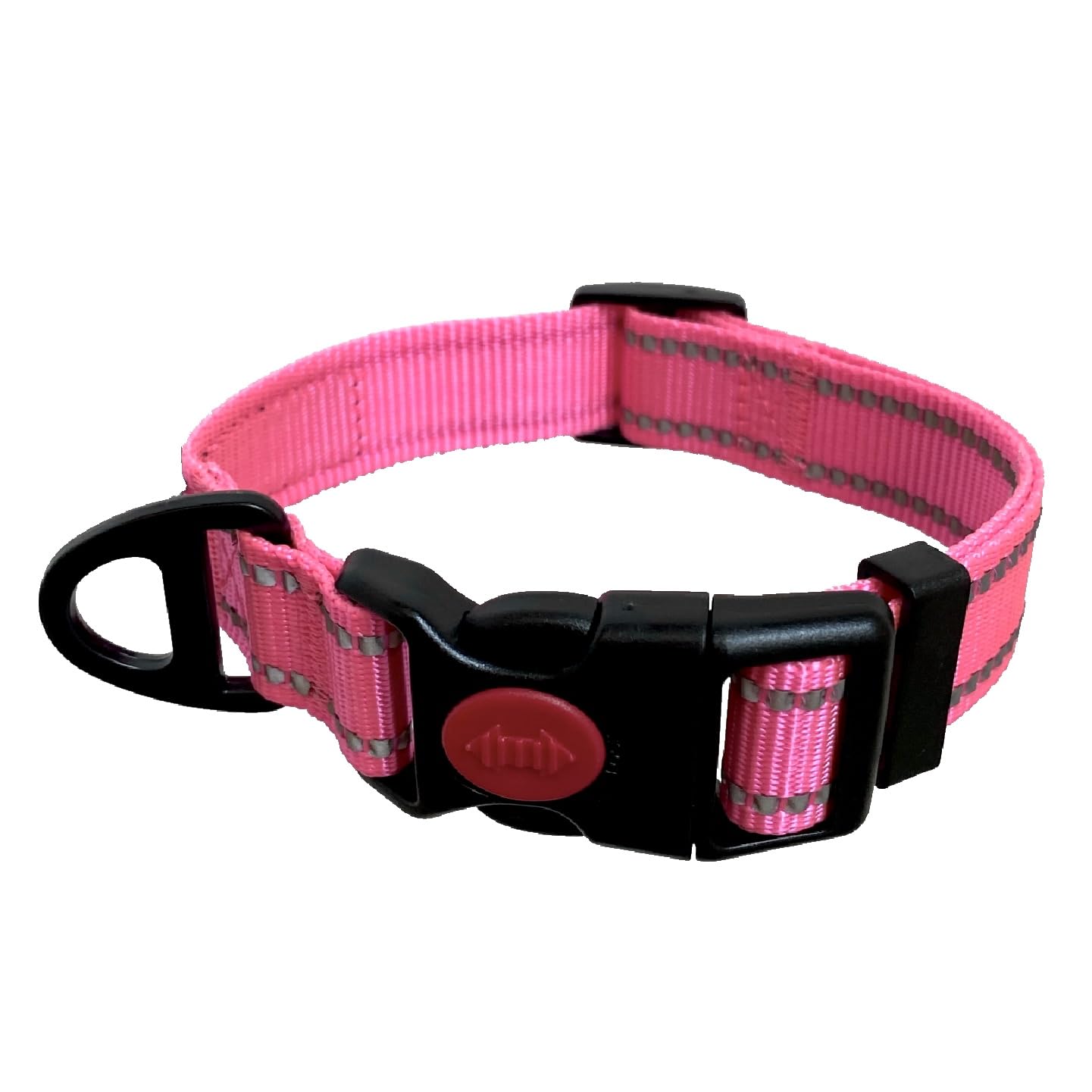 Barkridges® Premium Dog Collar, Hot Pink, M/L