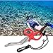 Pilipane Safety Sea Snips , Dive Shears , Emergency Scissors , Scuba Diving Scissors Stainless Steel Scuba Diver Shears with Lanyard and Buckle(红色)