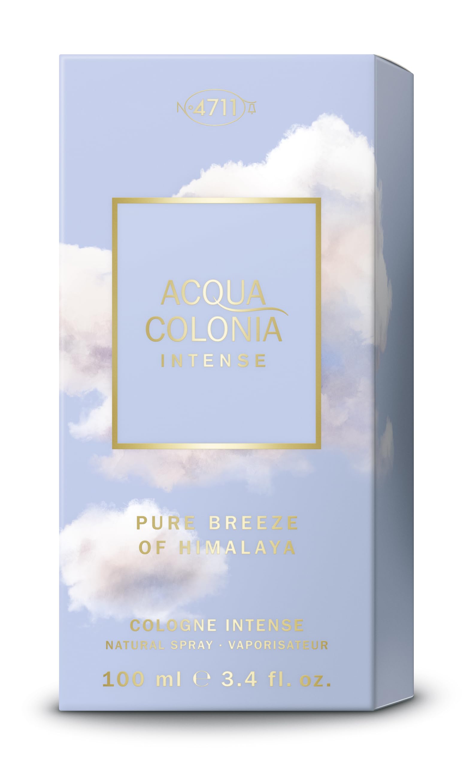 4711 Acqua Colonia Intense Pure Breeze of Himalaya | Eau de Cologne - Mineralisch-Fresh - Wellness para los sentidos | 100 ml Natural Spray