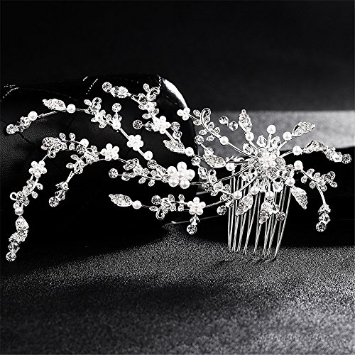 Weddwith Hair Accessories Hair Accessories Europe and America Rhinestone Comb Combs Bride Hair Accessories Plate Hair Accessories Products Wedding Accessories Tool Accessories