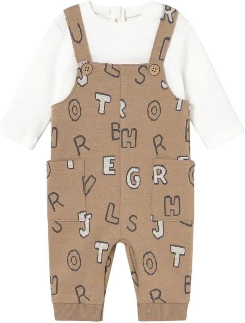 Mayoral Jacquard romper for Baby-Boys Peanut