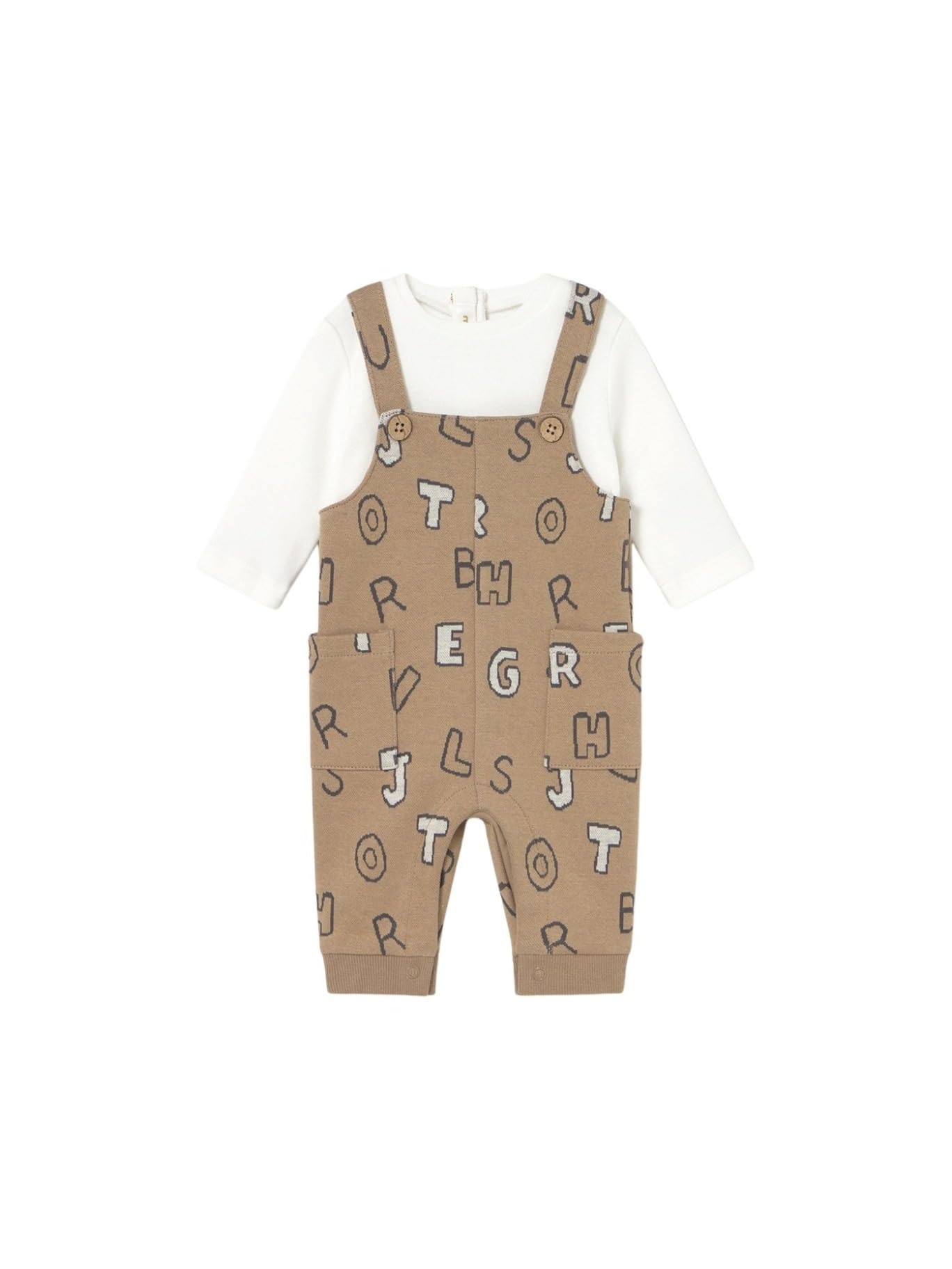 Mayoral Pelele peto jacquard para bebé niño