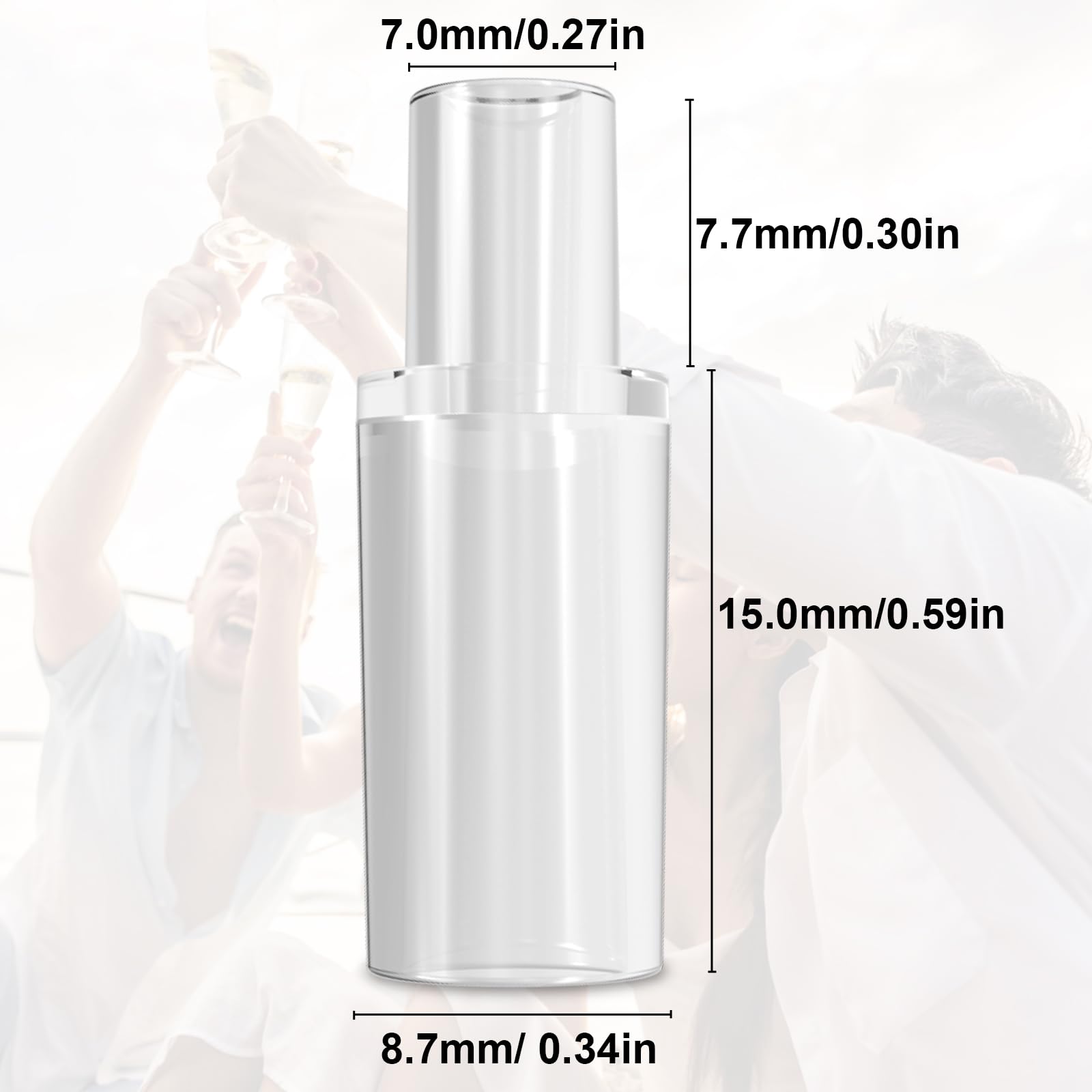 VPOW 20 embouts buccaux pour alcootests