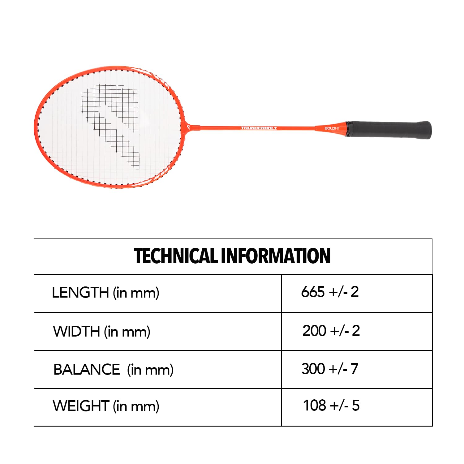 Boldfit Badminton Rackets for Beginners, Adults Aluminium Shuttle Bat with Full Cover Bag Badminton Racket for Practice & Match Lightweight Badminton Racquet with Grip Handle Shuttle Racket - Orange 4