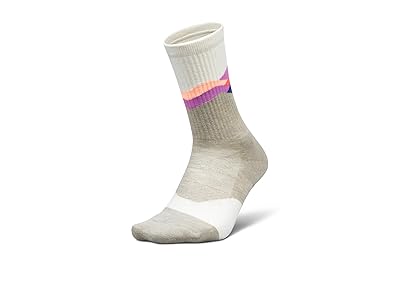 Feetures Trail Max Cushion Mini Crew Crew Cut Socks Shoes Mountain High Cream : MD (US Men