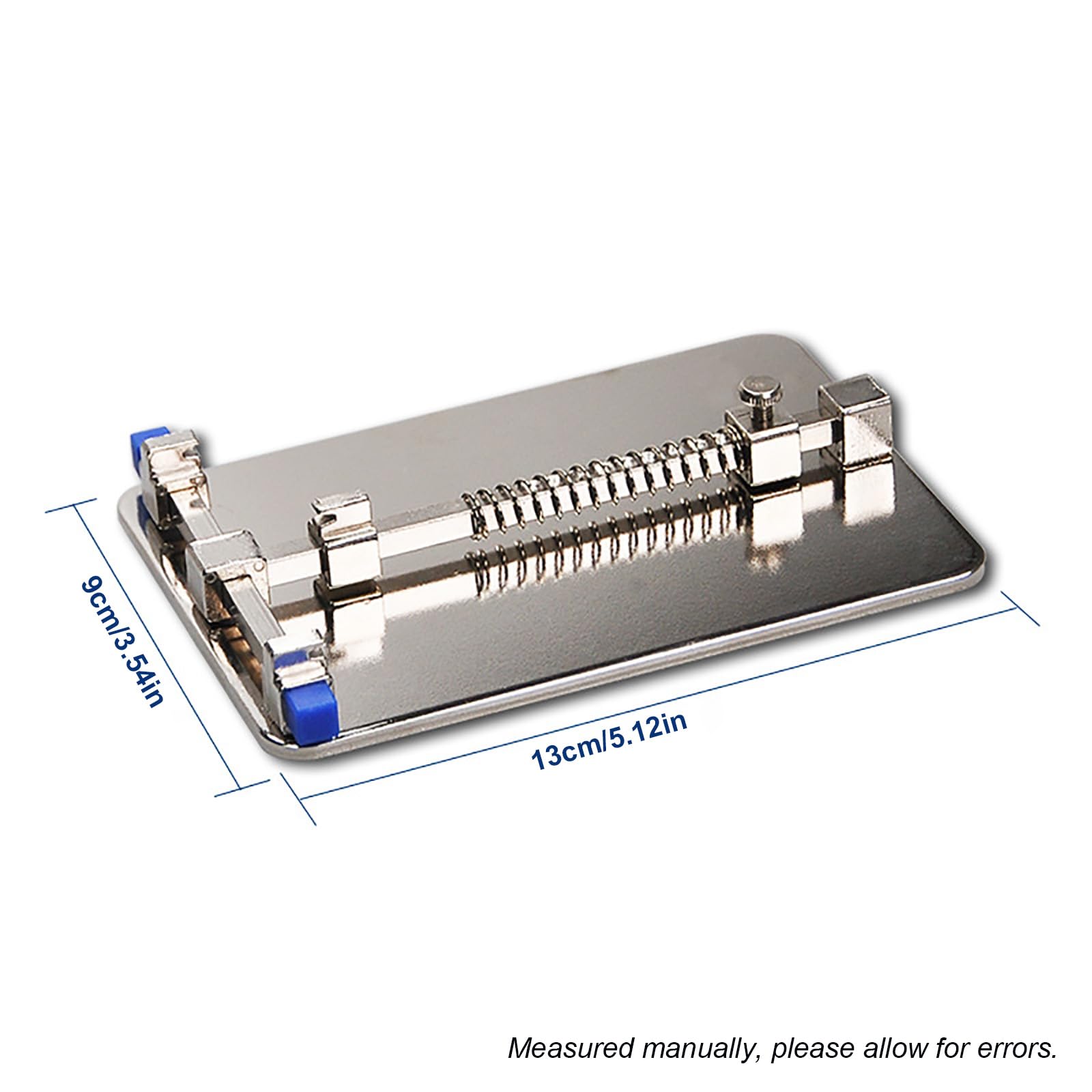 4 soportes de abrazadera para placa PCB, 13 x 9 cm, abrazadera universal de reparación de placa base, kit de soldadura de placa de circuito ajustable para placa base