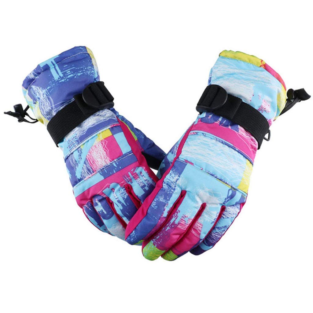 Ffshop Gloves Waterproof Ski Gloves, Thermal Gloves Anti Slip Warm Snow Gloves For Skiing Snowboarding Winter Gloves (Size : M)