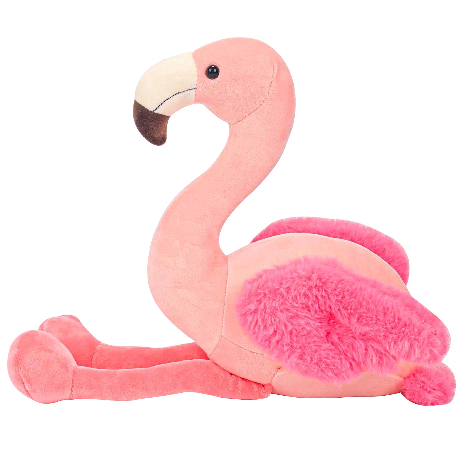 Knuffeldier ( 50 bij 25 cm ) Grijs - Waar is onze Angel