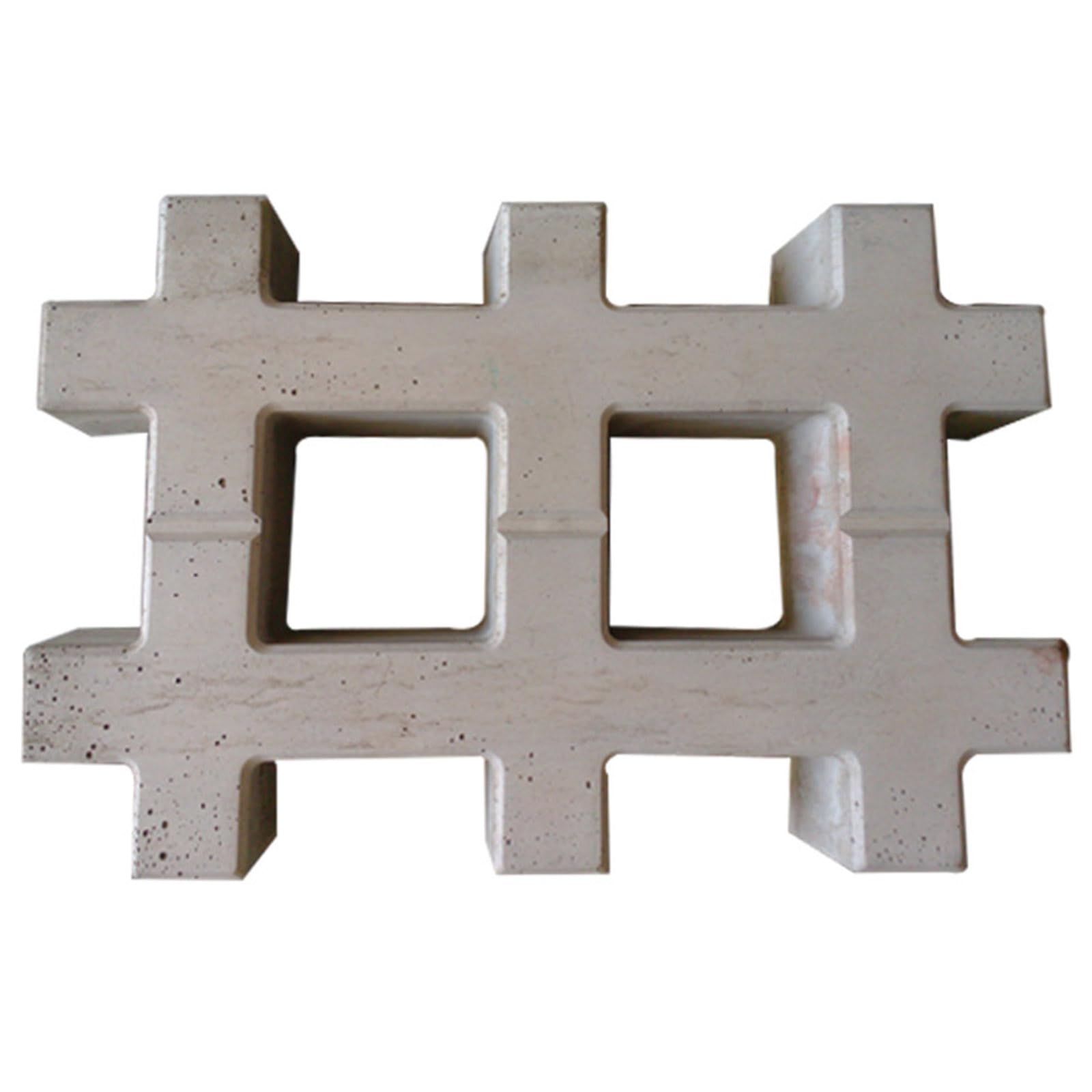 Moule réutilisable à double grille pour pavés de gazon et allées sans outil