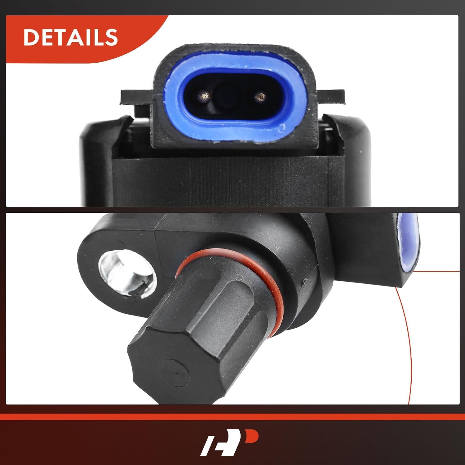 A-Premium Rear Center ABS Wheel Speed Sensor Compatible with Ford, Lincoln, Mazda & Mercury Models - for F-150, for F-250, for F-350, for Bronco, Explorer, Expedition, Ranger, Navigator, E-150 & More