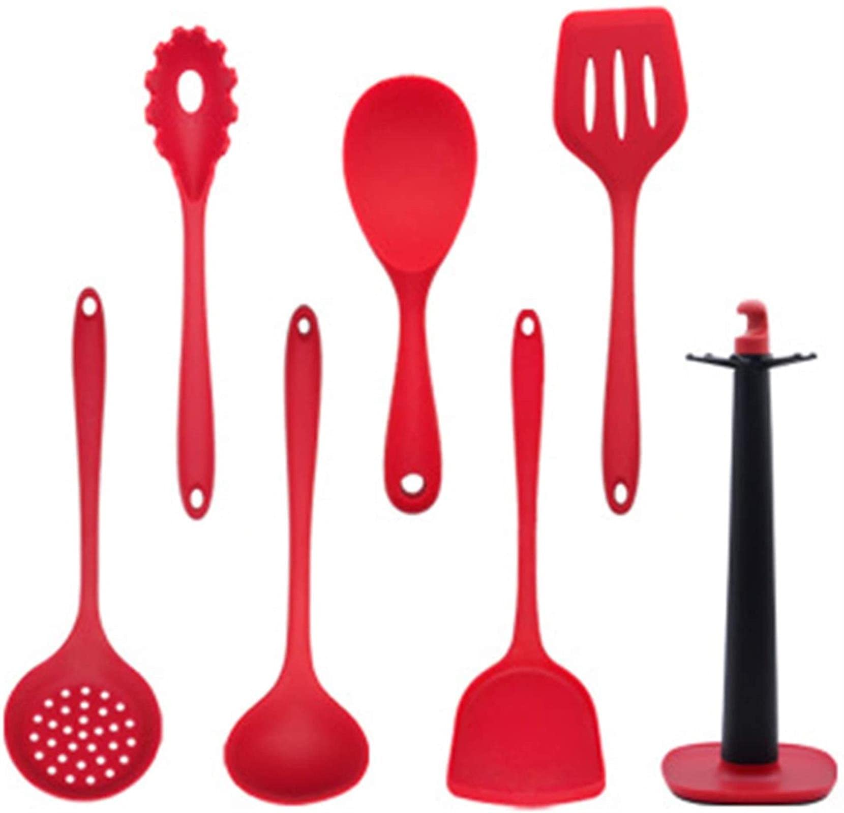 Langlebiges Küchenutensilien-Set - Kochutensilien-Set - Silikon-Küchenutensilien - Antihaft-Kochgeschirr mit Spachtel-Set - Küchenhelfer Kitchen GAD