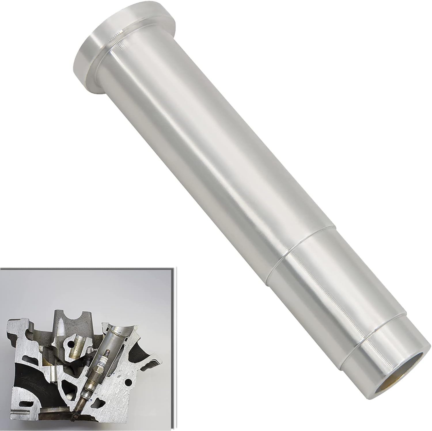HOOTO Broken Spark Plug Remover Tool, 65600 Broken Spark Plug kit, Spark Plug Extractor Tool Compatible with Ford 5.4 Triton 3 Valve Engines