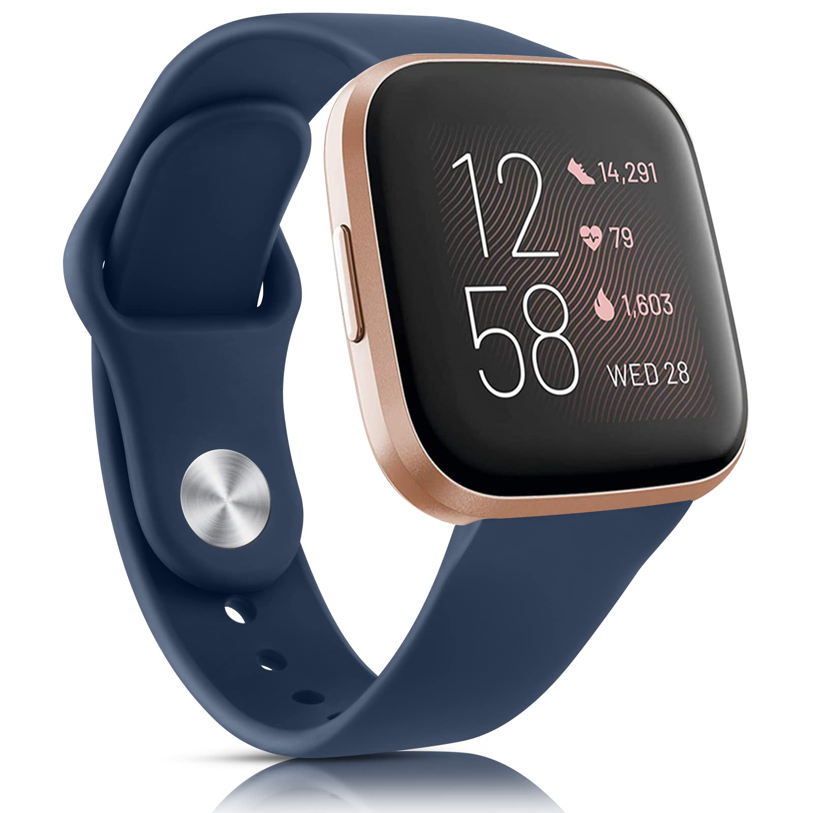 Silikon-Armband Für Fitbit Versa / Versa 2 / Lite – Bunte Farben, Zwei Größen