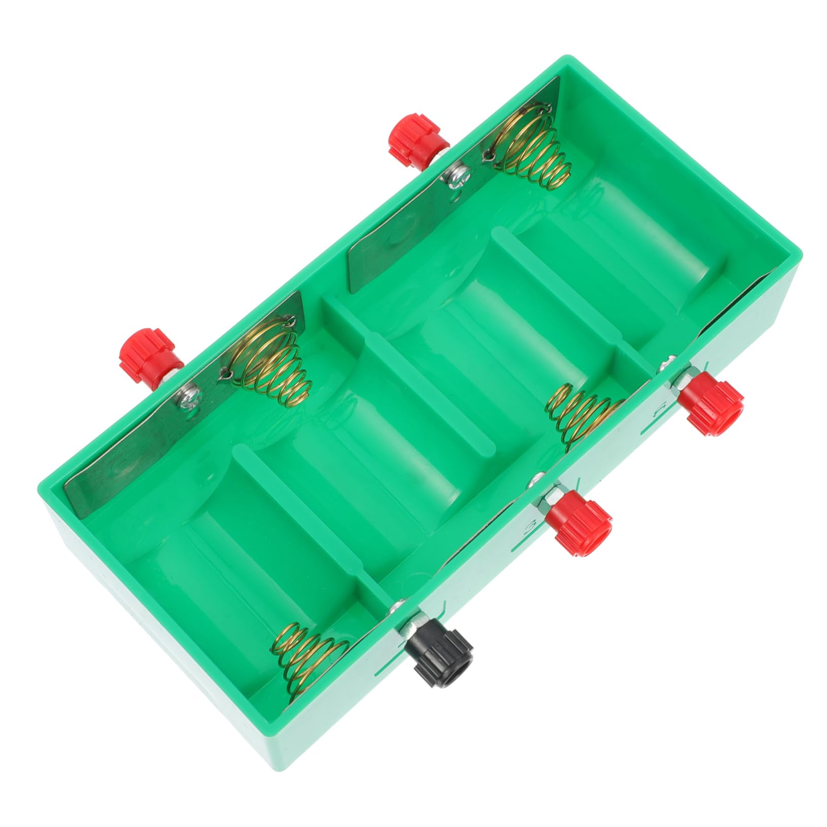 OSALADI Physics Terminal Battery Case for Electricity Experiments Durable Teaching Instrument for Parallel Setup Reliable and Easy to Use Design for Classroom and Laboratory Applications