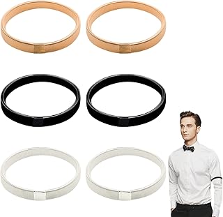 Shirt Stays for Men Metal Elastic Arm Bands Armband Sleeve Garters Shirt Holders Shirt Garters for Men