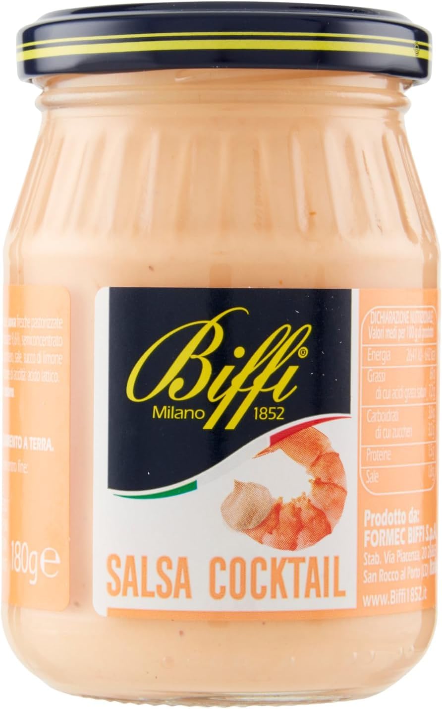 Italian Gourmet Salsa Cocktail Salat-Würzsauce im Glas 12 x 180g
