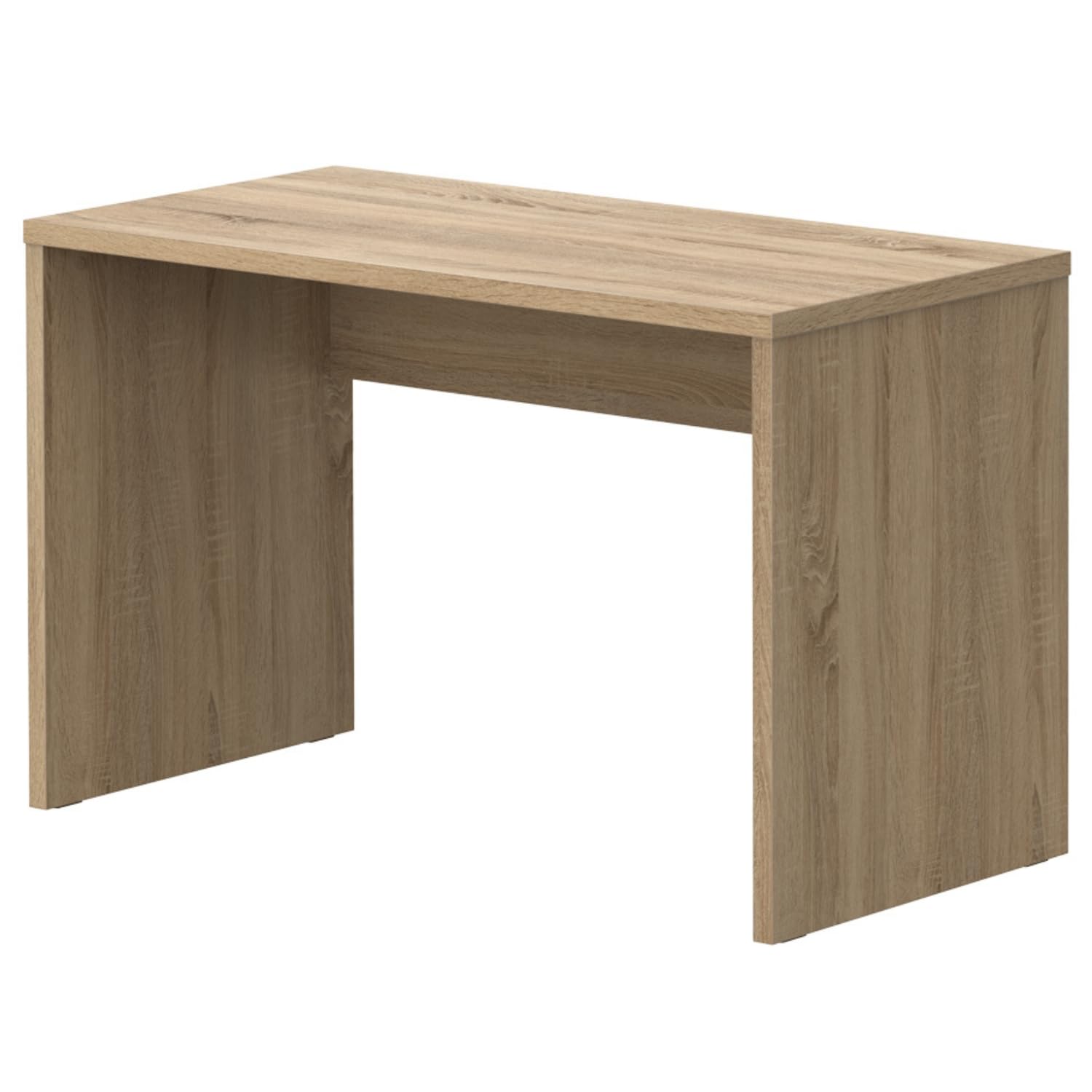 Lourini® Escritorio de Madera Natural Roble 120x60 cm. Mesa de Ordenador, Oficina, Dormitorio, Habitación, Estudio, Teletrabajo, Computer Desk. Made in Portugal