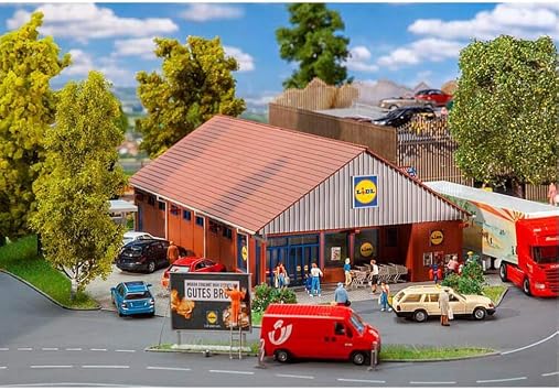 Faller FA130615 Lidl-Markt Model kit, Various