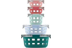 Ello Duraglass Glass Meal Prep Sets 11 Pieces