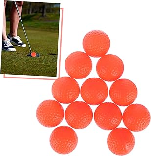 Toddmomy 12pcs Indoor Golf Balls Golfballs Exercise Field Indoor Training Golfball Pu Foam Orange Exercise Field Ball Indoor Practice Training Aids Pu Ball Practice Ball Nonporous Toy Ball