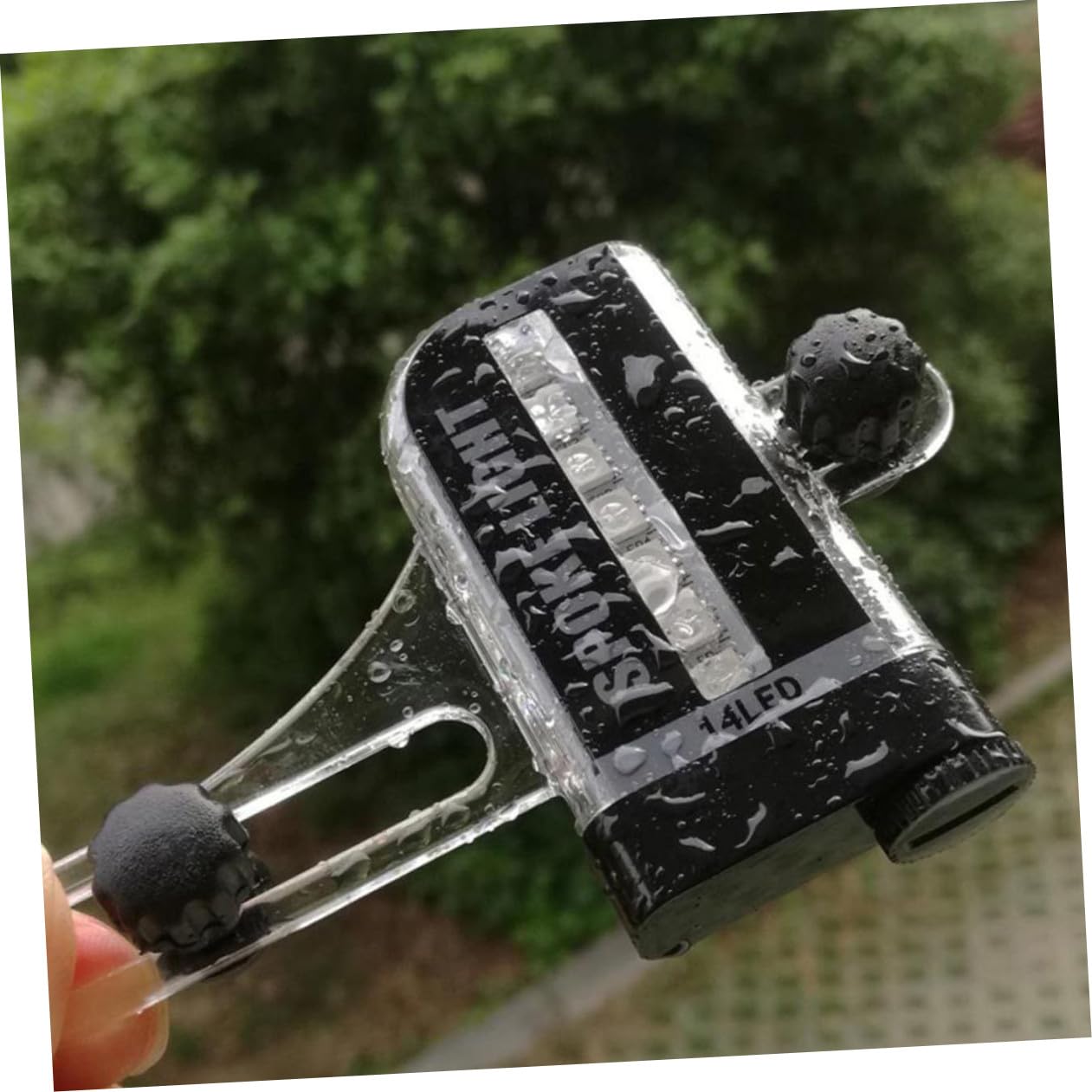 YARNOW Luce Decorativa della Ruota Bike Light Accessori per Biciclette Accessori Equitazione Accessori per Ciclisti Ciclo Leggero Lampada per Ruota Arredamento Bici plastica