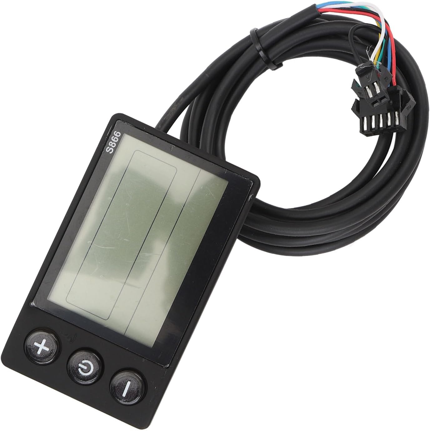 SM 6ピンコネクタ付きサイクリングLCDディスプレイコントロールパネル電動スクーターS866 22.2mmハンドルバー用LCDパネ