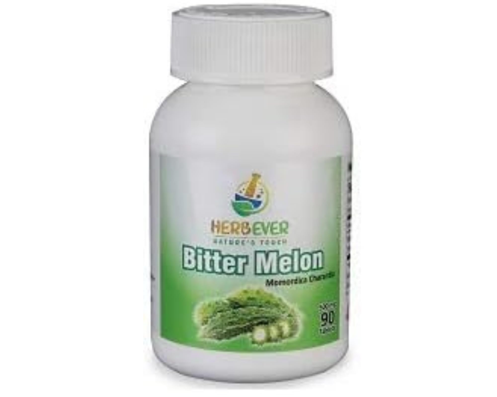 Pack of 3 - HerbEver Bitter Melon - (500MG 90 Tablets), Natural Vegetarian & GMO Free (3 Pack)