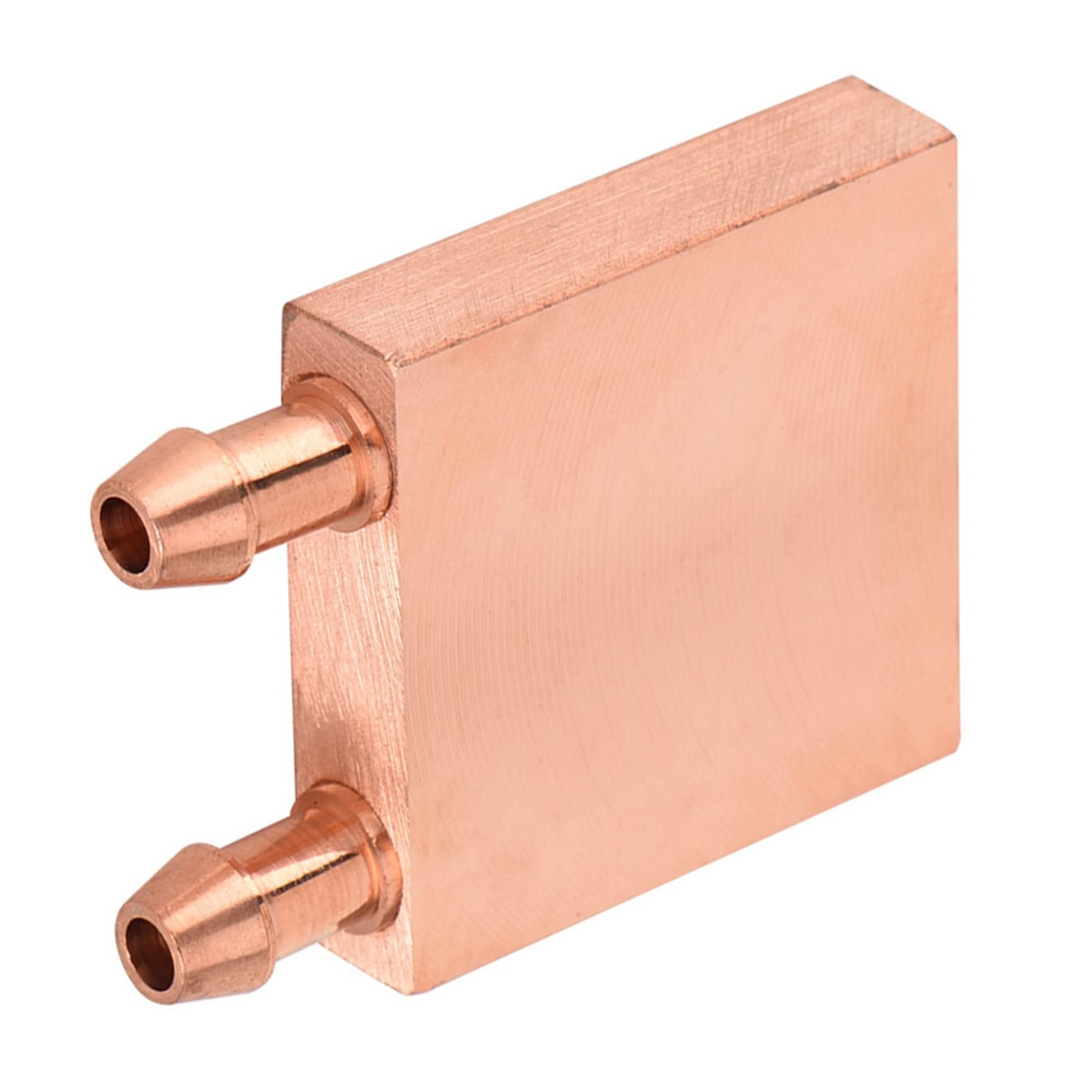 Water Block Per CPU In Rame Puro 40x40x10 Mm - Doppio Canale A U Per Raffreddamento PC - 2