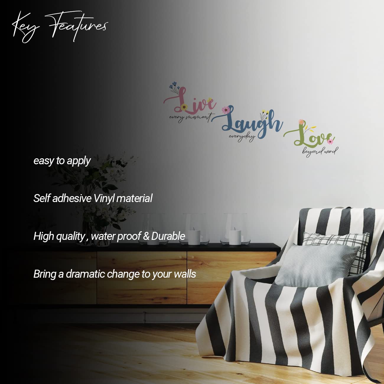 Inspirational Wall Quotes Decals High Resolution Photographs