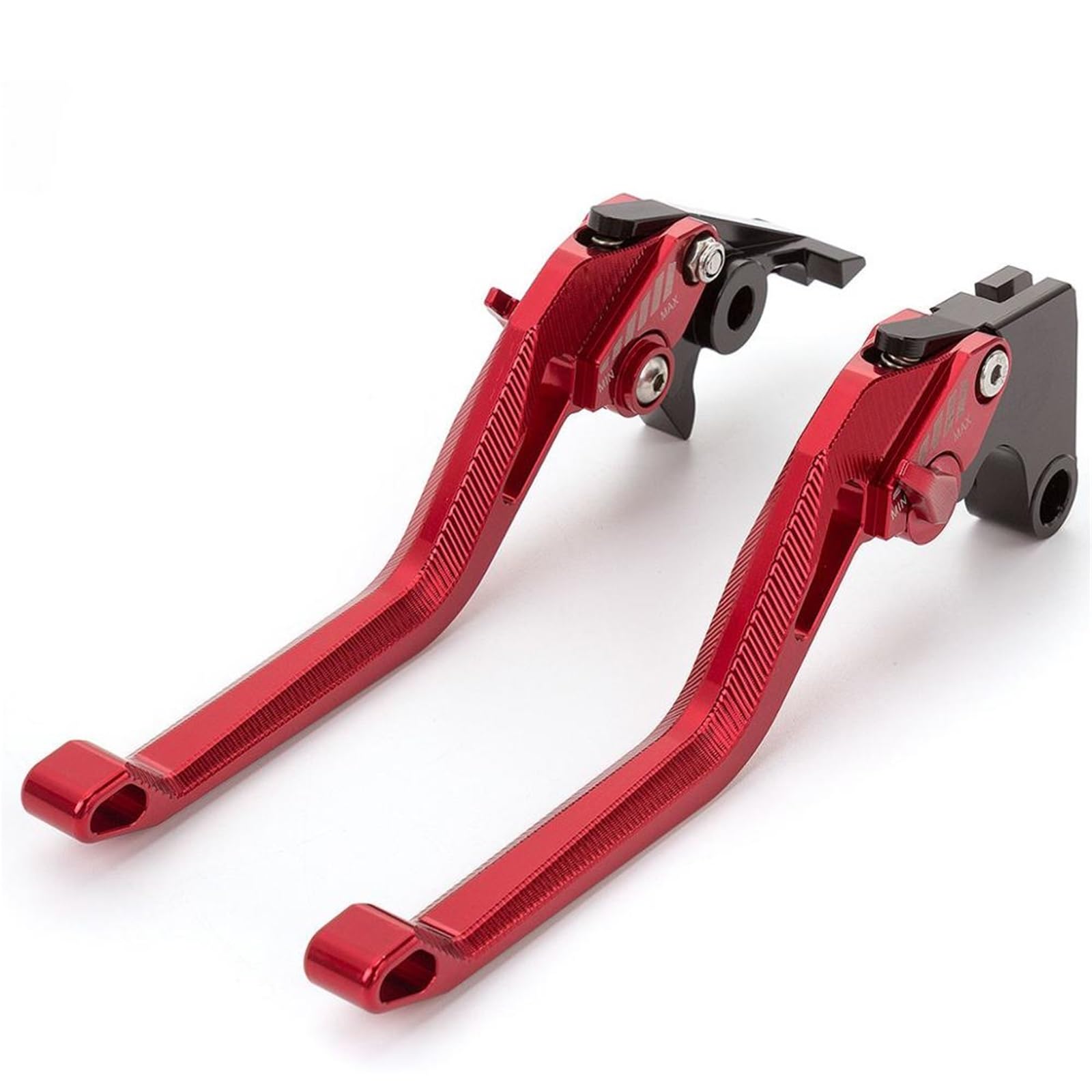 Jeviuwi Long Red Motorcycle Handlebar Brake Lever For Kawasaki For Ninja 300R/ For Z300 13-18 For Ninja For Z125 15-20 Motorcycle Brake Lever Clutch Handle Levers Grips Motorcycle Brake Clutch Lever(Long Red)