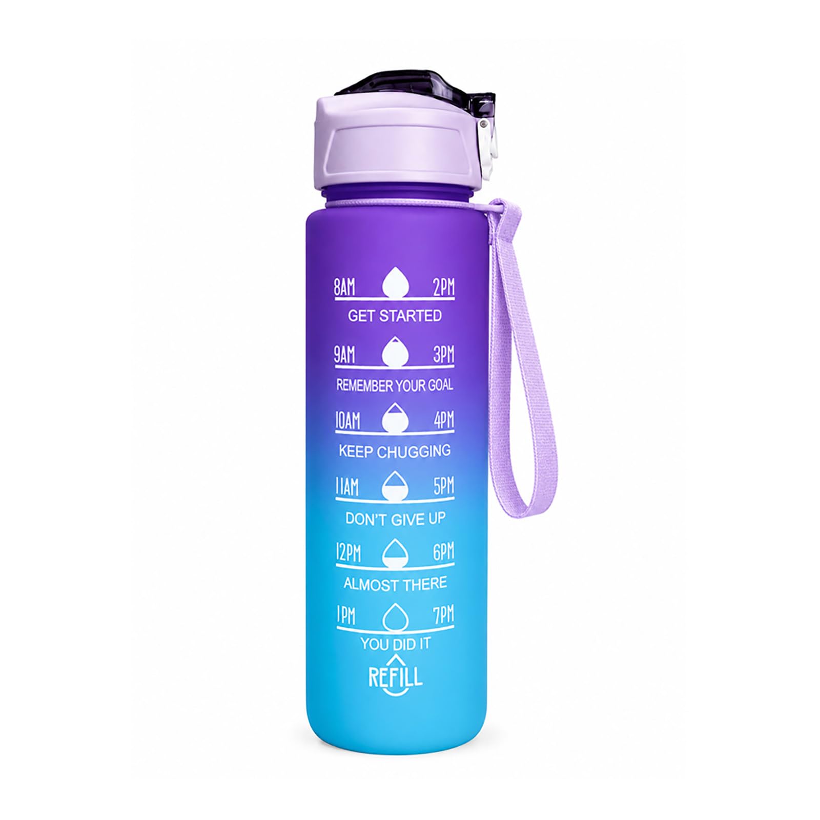 VOLTICO Sports Drink Water Bottle 750ml Motivational Water Bottle