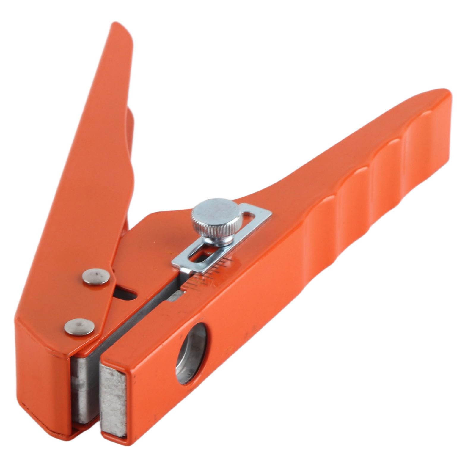 Pinza Perforatrice A Singolo Foro Da 10 Mm In Ferro Cromato – Con Scala Di Regolazione, Per Carta, PVC, Carte Bancarie E Impiallacciatura