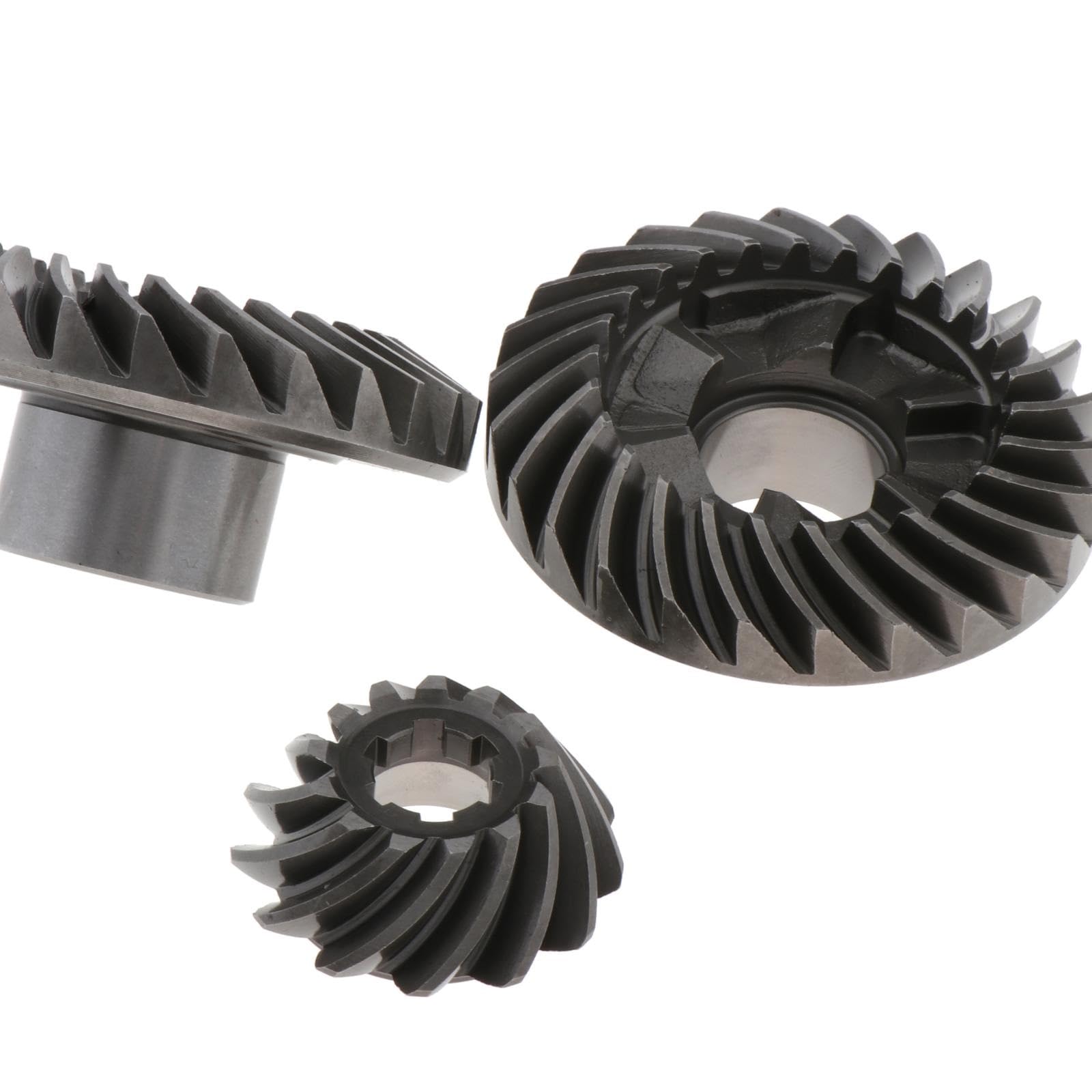 Riparazione Moto Kit di Ingranaggi fuoribordo per Motore fuoribordo da 3 Pezzi, pignone di Ricambio per Motore fuoribordo Yamaha da 40 CV