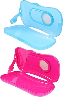 SECFOU 2 Peças Caixas De Lenços Umedecidos Para Bebês Caixas De Lenços Umedecidos Portáteis Estojo Porta Lenços Toallitas Desmaquillantes Estojo De Lenços Umedecidos De Viagem Bolsa