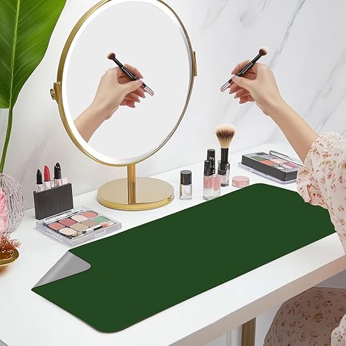 Tapete de maquillaje para protección, tapete de manualidades para proteger la mesa, tapete de mesa de arte de uñas, protector de tocador, artículos