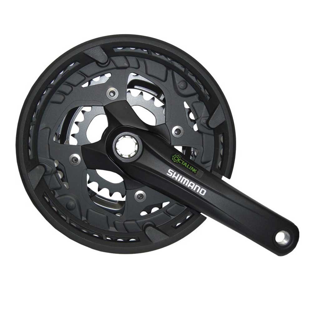 SHIMANO Alivio FC-T4010 Kurbelgarnitur Octalink 9-Fach schwarz 2020 Kurbelgarnituren Mountainbike