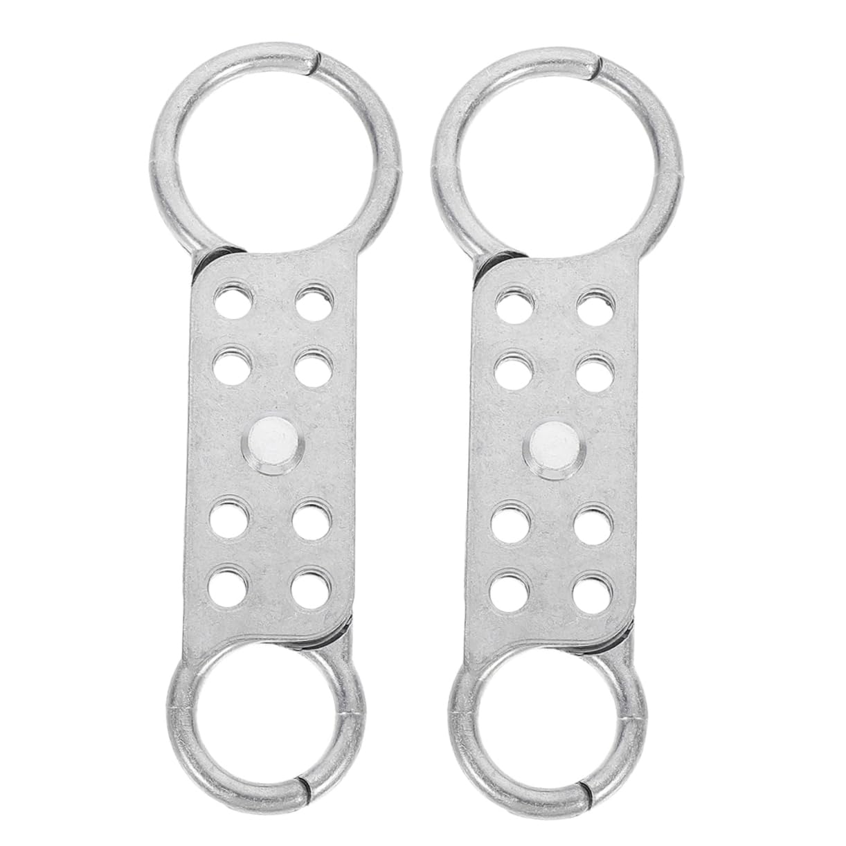 HAWILLOSCH 2Pcs Double End Aluminum Safety Hasp with Portable Lockout Hasp for Enhanced Security Industrial Equipment and Electrical Appliances
