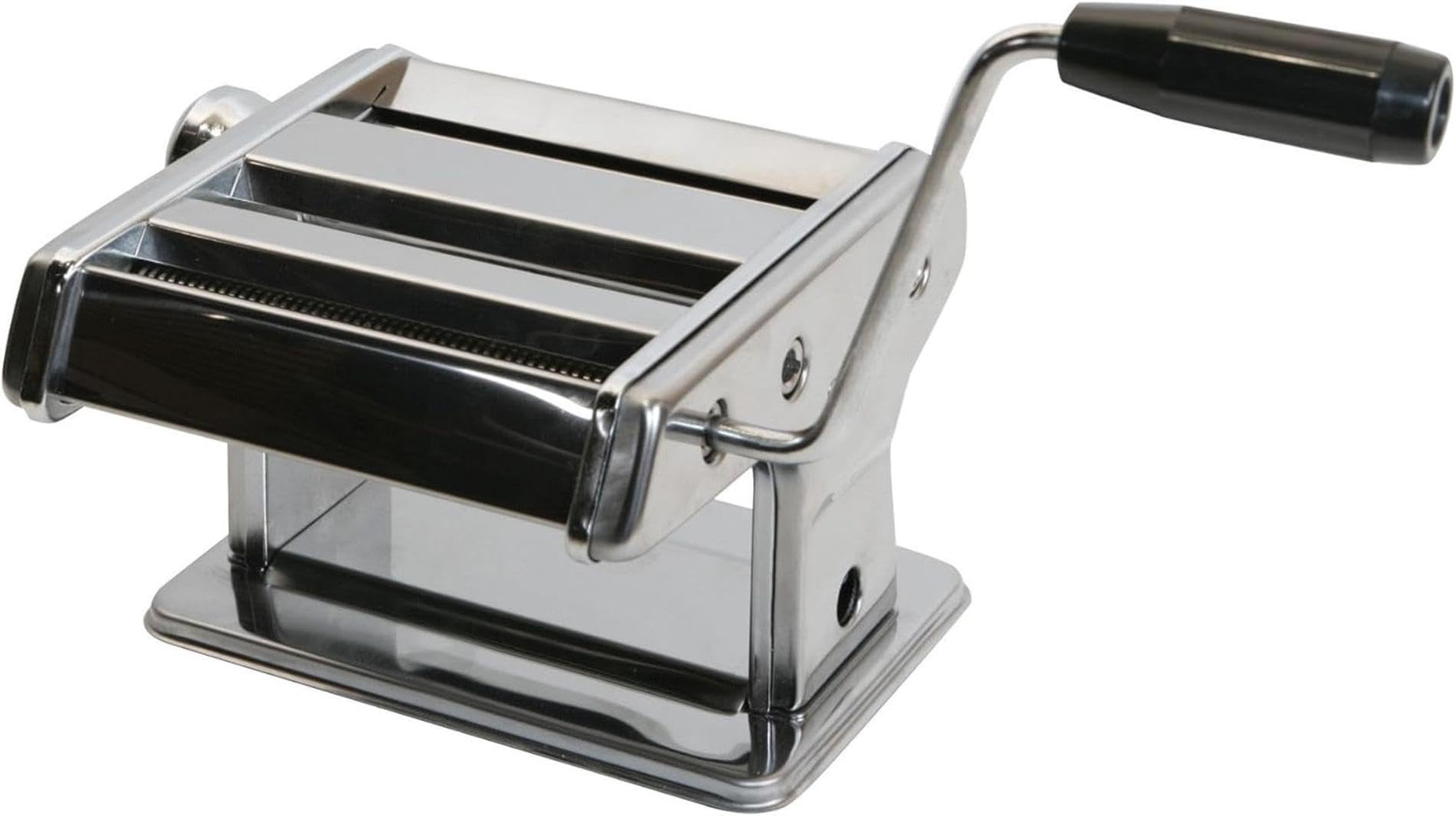 Machine à Pâtes Fraîches Manuelle Baumatic – Acier Inoxydable, Laminoir Pour Tagliatelles, Lasagnes...