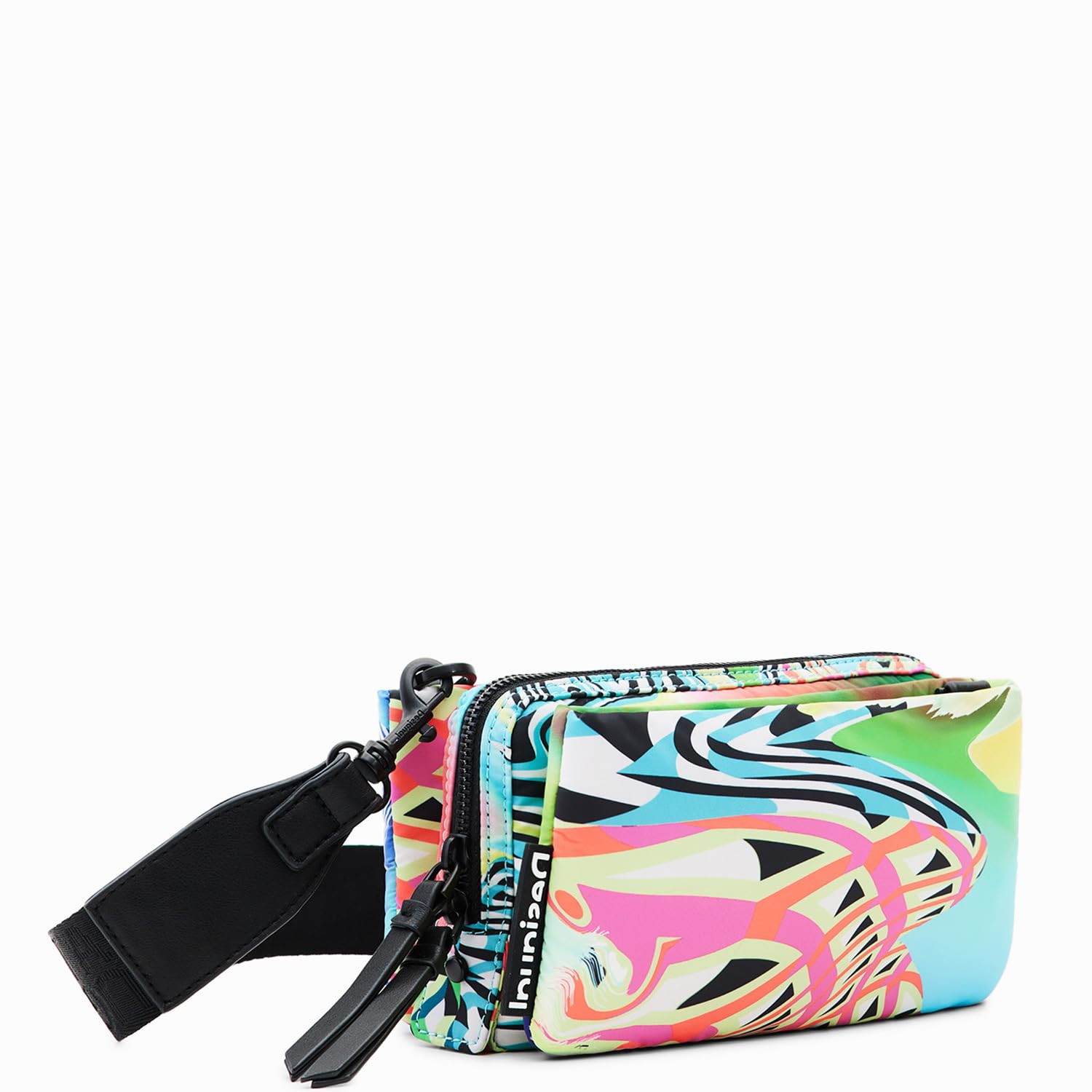 Desigual Hawaiian Geosurfer Ronda Across Body Bag Material Finishes colorful