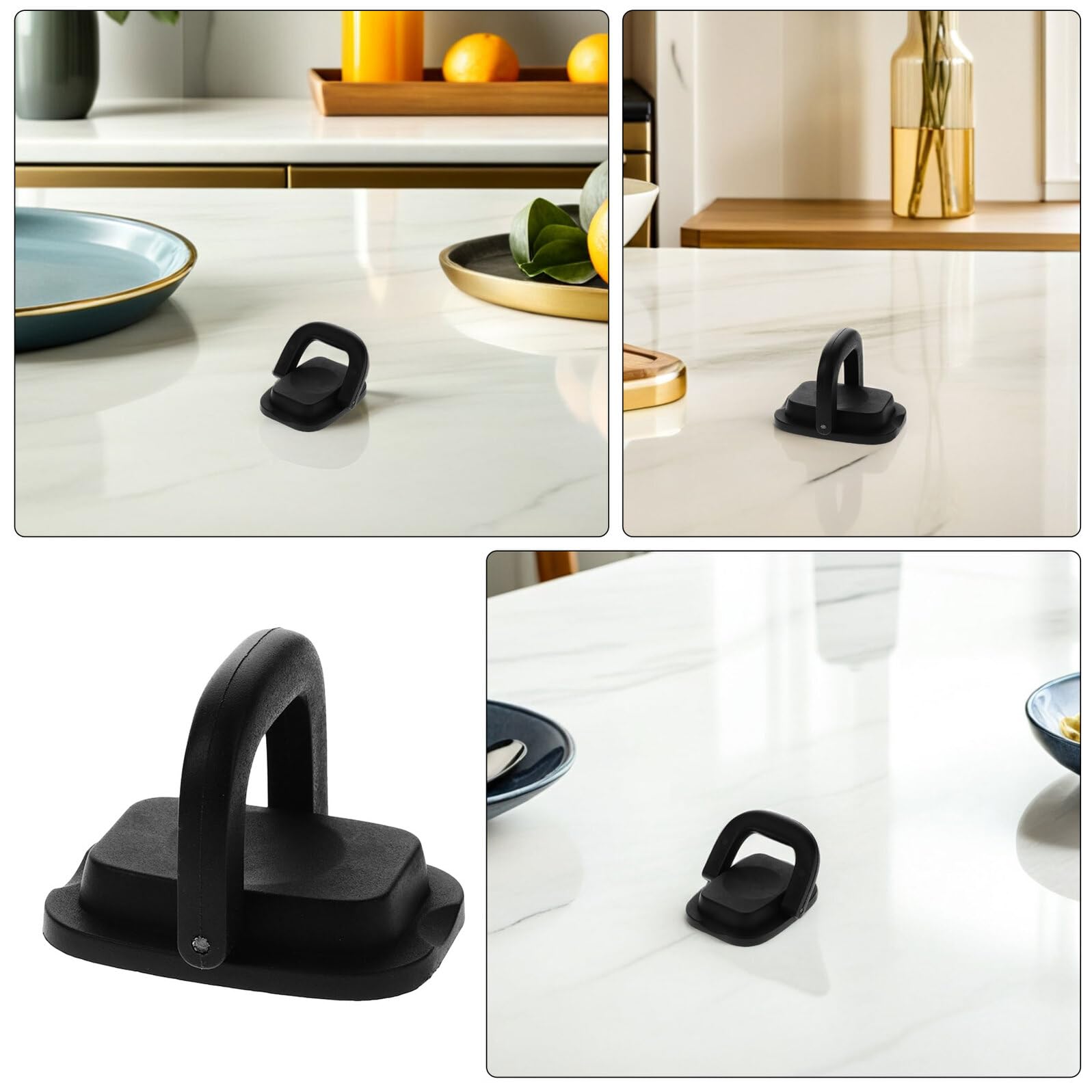 Universelle Topfdeckelgriffe mit Faltbarem Anti Verbrühendem Design 6 Stück-pack aus Hitzebeständigem Pp für Sicheres Kochen in Küche