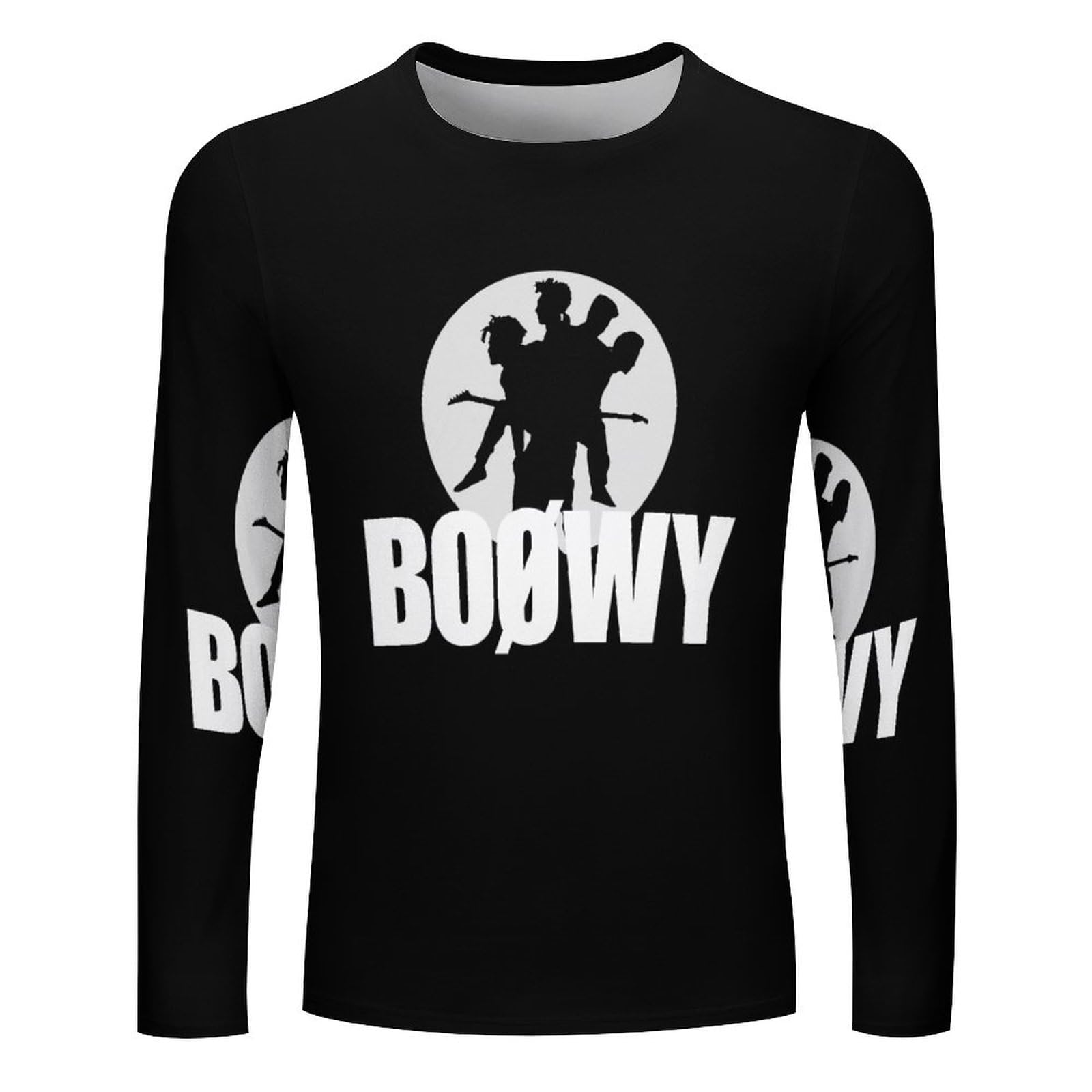 BOOWY 長袖シャツ Amazon.co.jp: メンズ 長袖Tシャツ ボウイ Boowy Boøwy ロングTシャツ