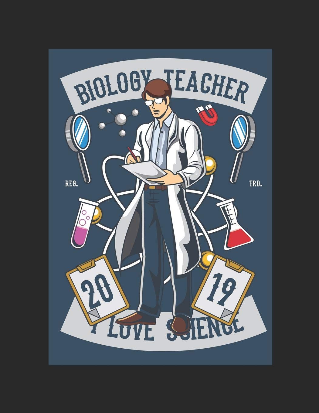 Biology Teacher Academic Planner 2019-2020: Weekly Lesson Planner Notebook for Biology Teachers, Educators, Homeschool | Academic Year Lesson Plan and Record Book (Academic Planners 2019-2020)