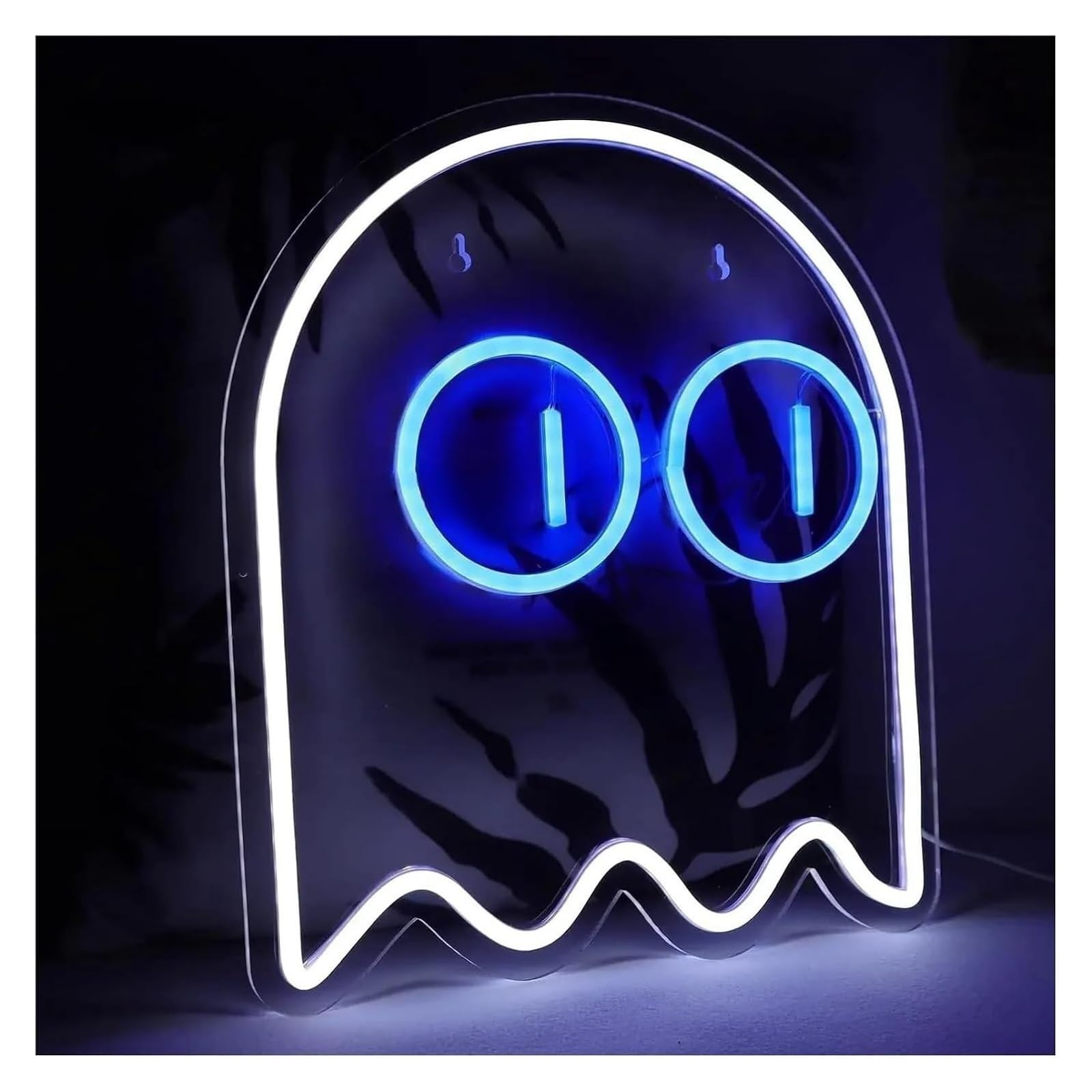 Decorazione luminosa al neon Ghost Gaming per insegna a LED neon