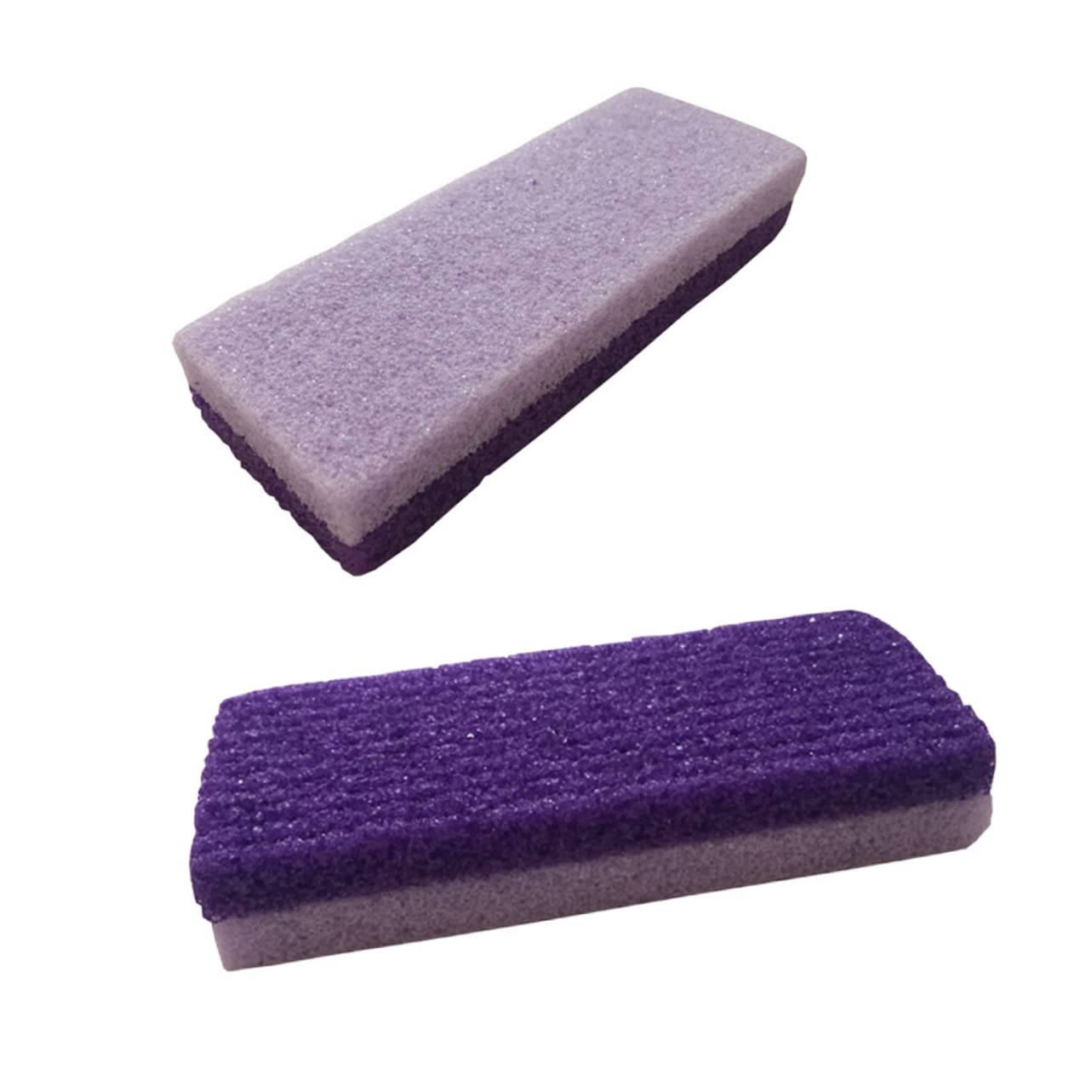 Mikinona 3pcs Double Side Foot File Exfoliate Pedicure Pumice Stone Block Remover Foot Scrubber