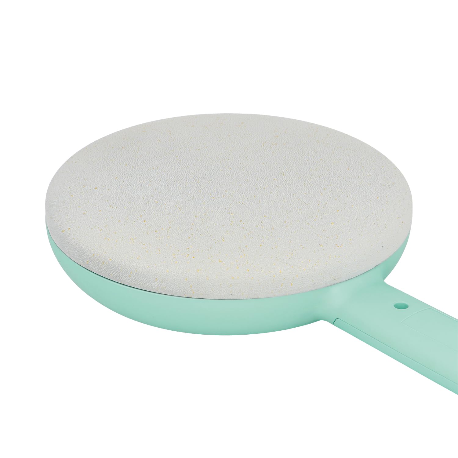 Jocca - Crepiera Funny Cooking Turchese | Diametro 21 cm | Piastra Antiaderente | 600W, 3 Temperature | Manico Ergonomico | 2 Funzioni in 1